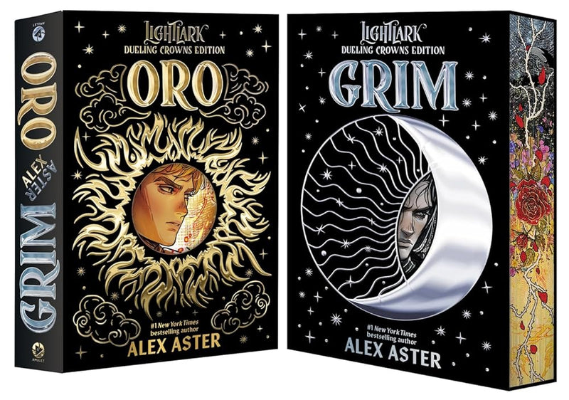 Grim and Oro: Dueling Crowns Edition (A Lightlark Saga Deluxe Companion Book) (The Lightlark Saga) cover image