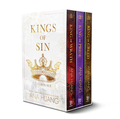 Kings of Sin Series Boxed Set, Books 1-3: King of Wrath, King of Pride, and King of Greed cover image